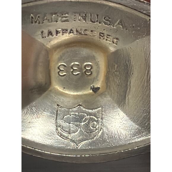 Vintage Silver Plated Salt and Pepper Shakers LA FRANCE REG Made in USA SPC 833 - Picture 7 of 10